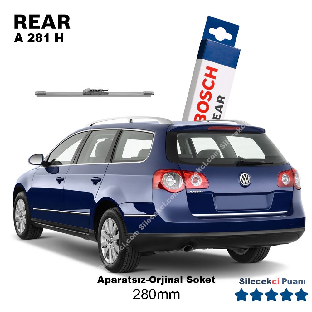 Passat Variant Arka Silecek (2005-2010) Bosch Rear A281H