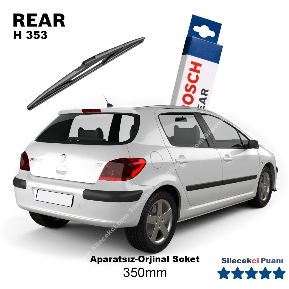 Peugeot 307 Arka Silecek (2000-2004) Bosch Rear H353