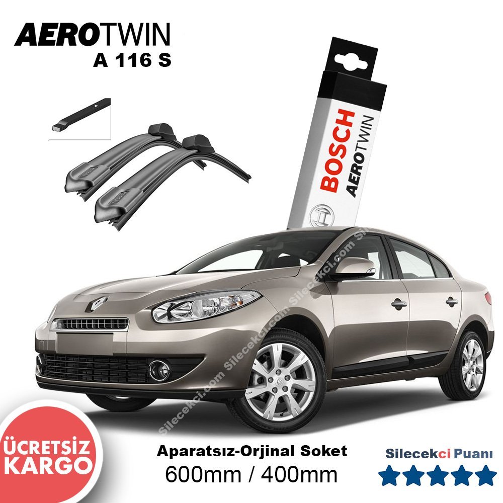 Renault Fluence Silecek (2010-2017) Bosch Aerotwin A116S