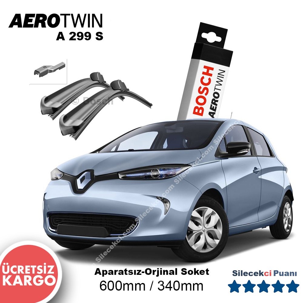 Renault Zoe Silecek Takımı (2013-2019) Bosch Aerotwin A299S