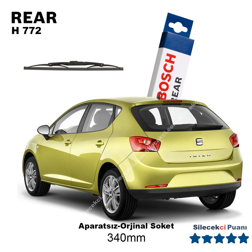 Seat İbiza Arka Silecek (2009-2012) Bosch Rear H772