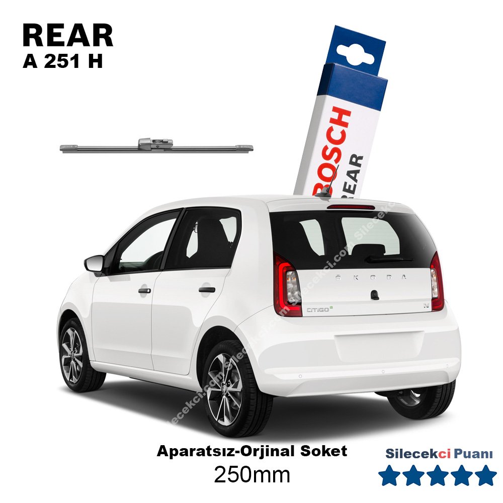 Skoda Citigo Arka Silecek (2012-2015) Bosch Rear A251H