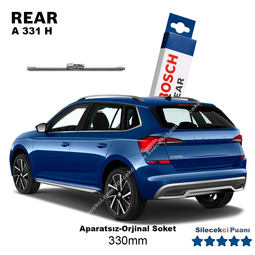 Skoda Kamiq Arka Silecek (2020-2022) Bosch Rear A331H