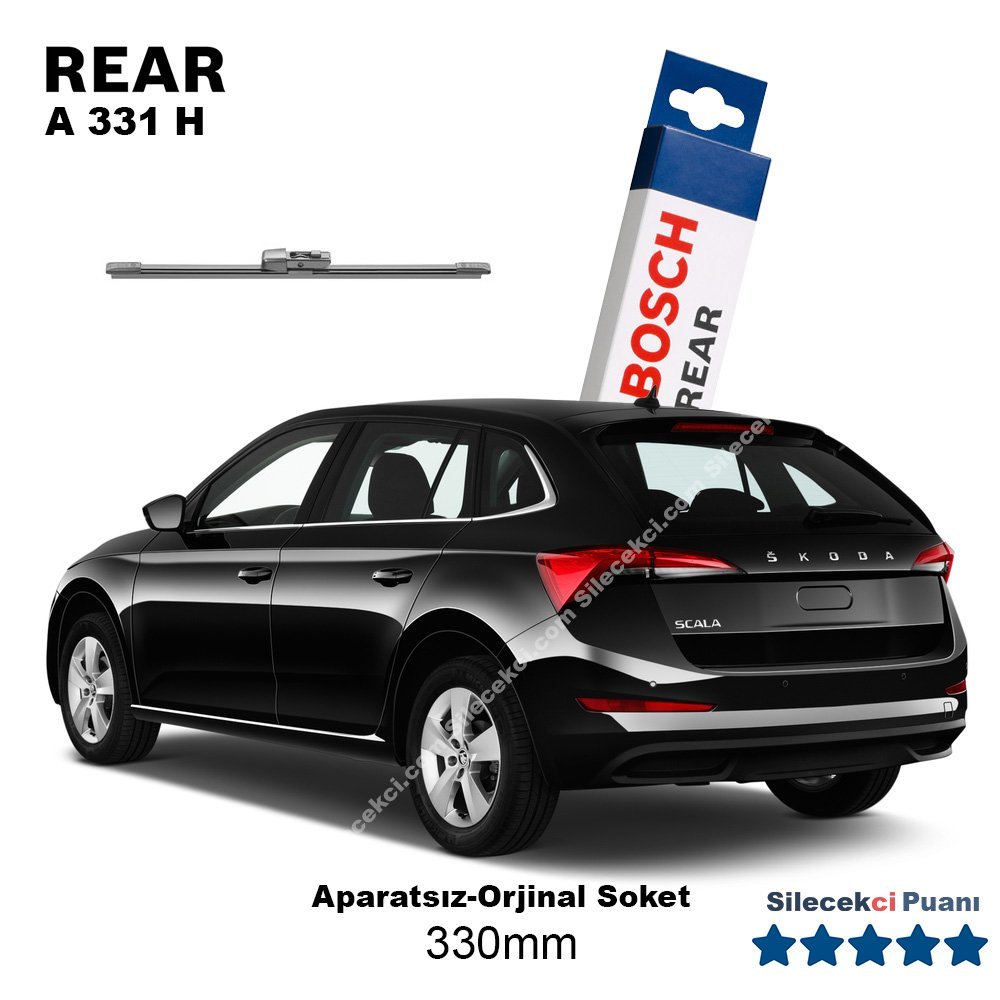 Skoda Scala Arka Silecek (2019-2021) Bosch Rear A331H