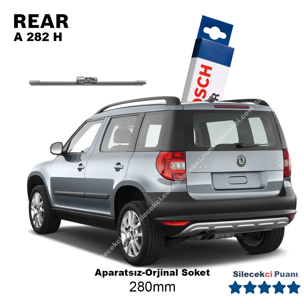 Skoda Yeti Arka Silecek (2009-2016) Bosch Rear A282H