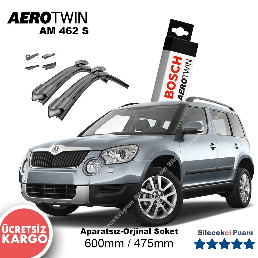 Skoda Yeti Silecek Takımı (2009-2016) Bosch Aerotwin AM462S