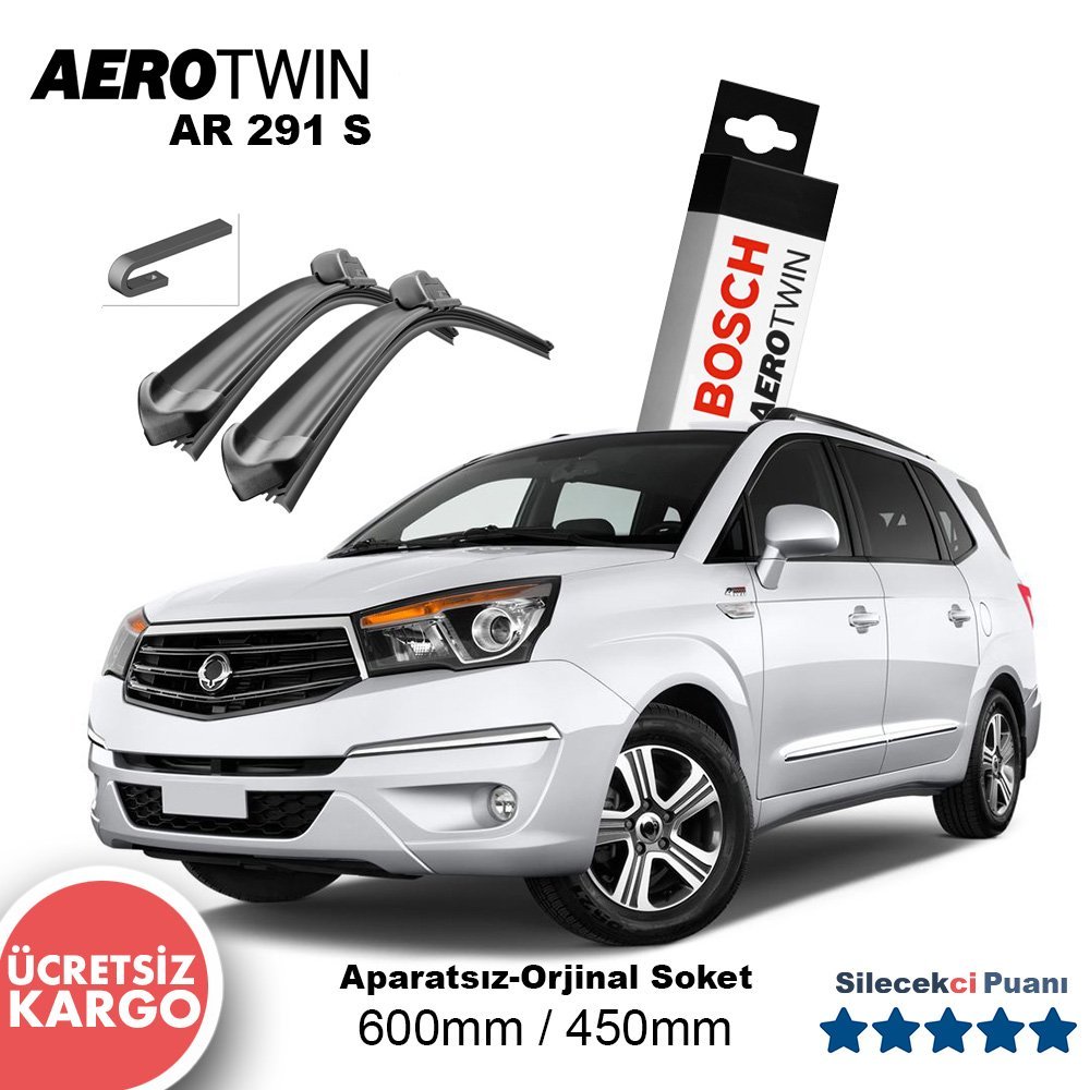 Ssangyong Rodius Silecek Takımı (2005-2016) Bosch Aerotwin AR291S