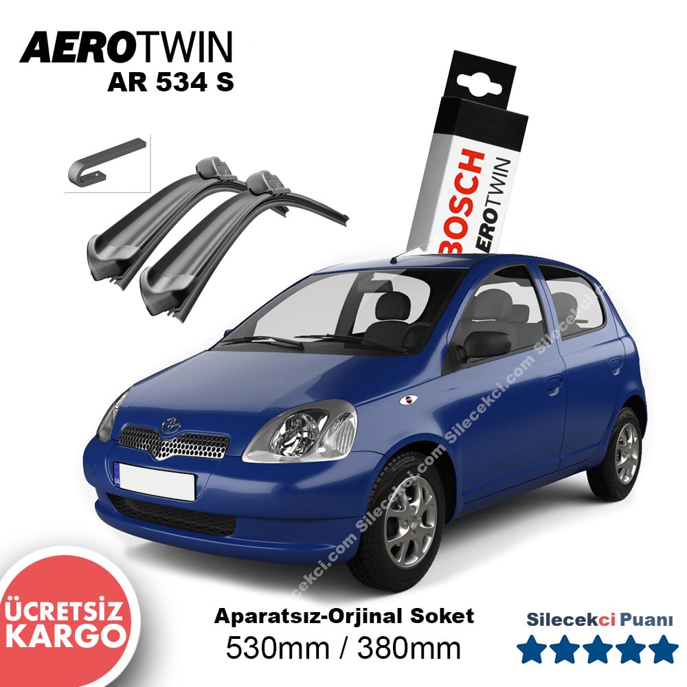 Toyota Yaris Silecek Takımı (1999-2005) Bosch Aerotwin AR534S