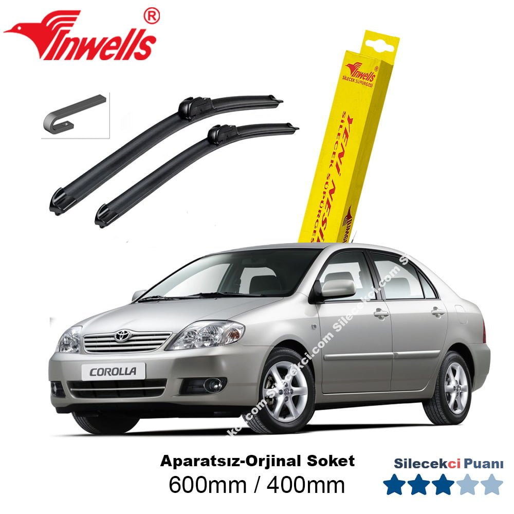Toyota Corolla Silecek Takımı (2002-2006) – Inwells Muz Silecek