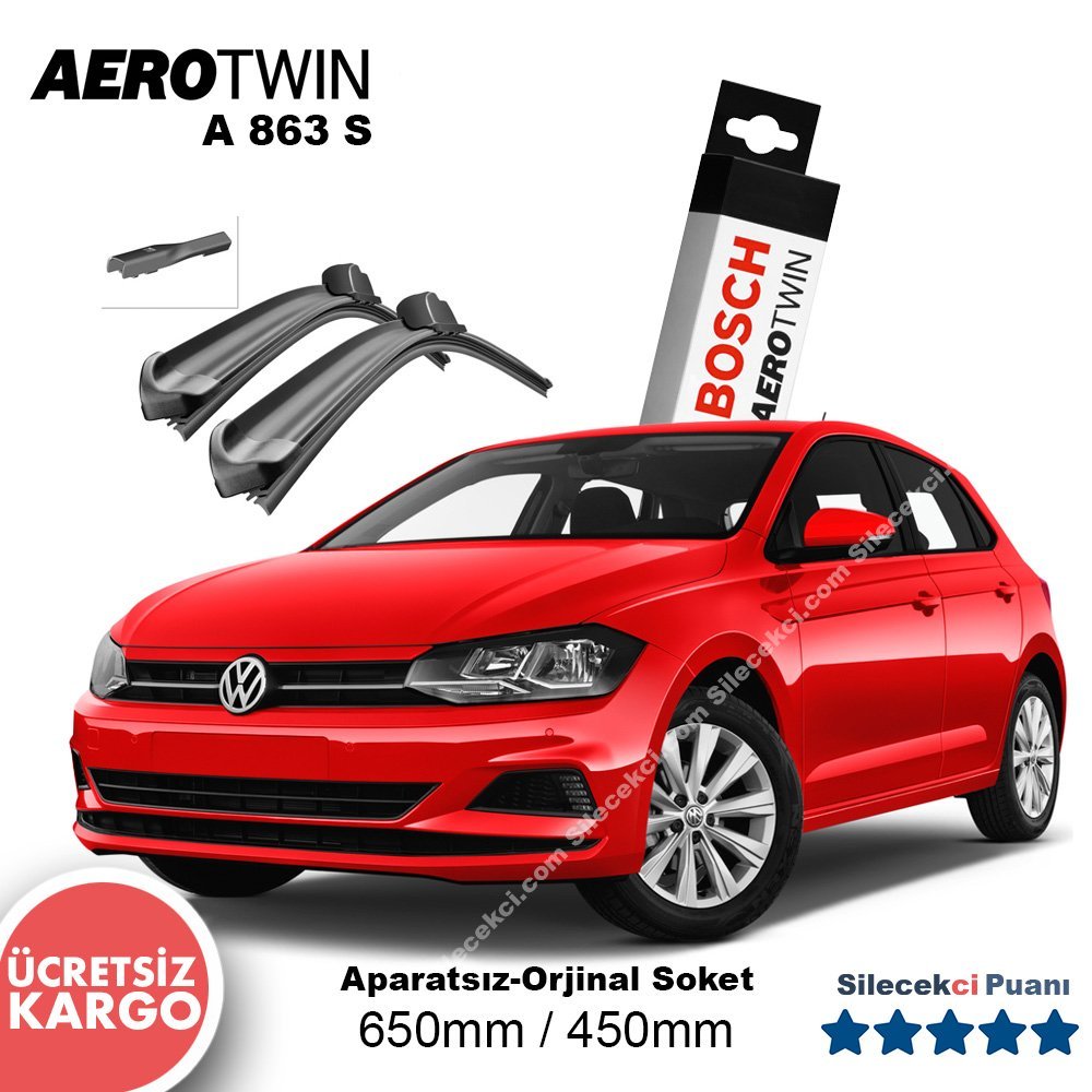 VW Polo Silecek (2018-2021) Bosch Aerotwin A863S