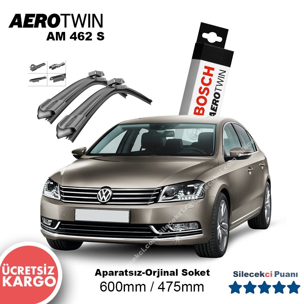 VW Passat Silecek Takımı (2010-2011) (B7) Bosch Aerotwin AM462S