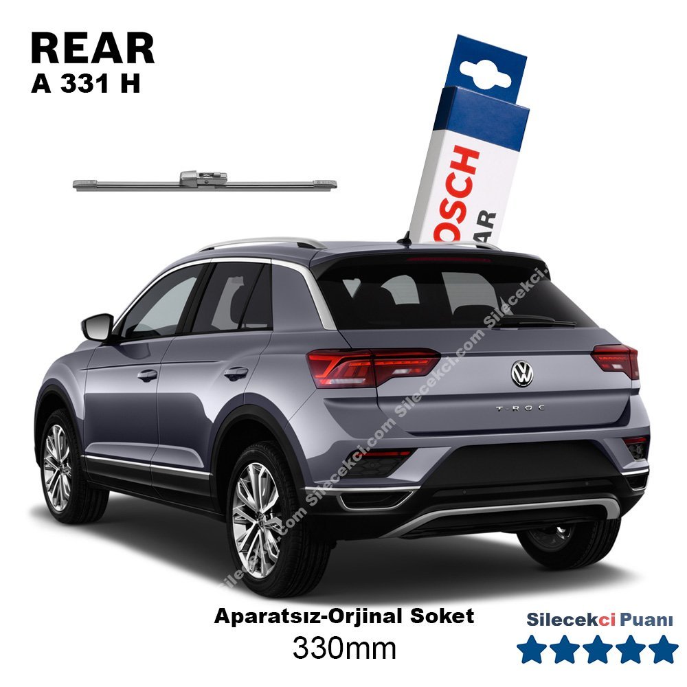 Volkswagen T-Roc Arka Silecek (2019-2021) Bosch Rear A331H