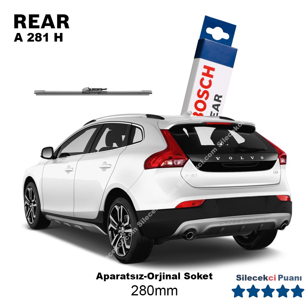 Volvo V40 Cross Country Arka Silecek (2013-2016) Bosch Rear A281H