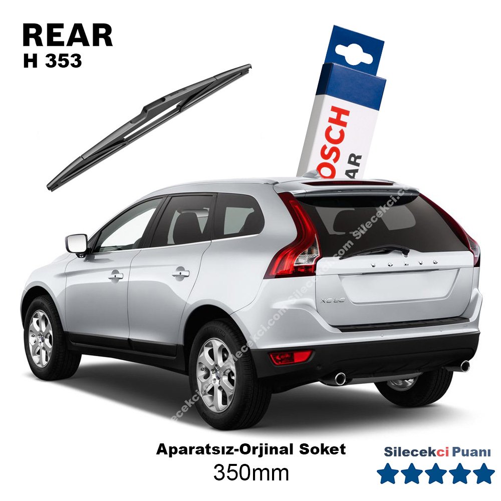Volvo XC60 Arka Silecek (2010-2017) Bosch Rear H353