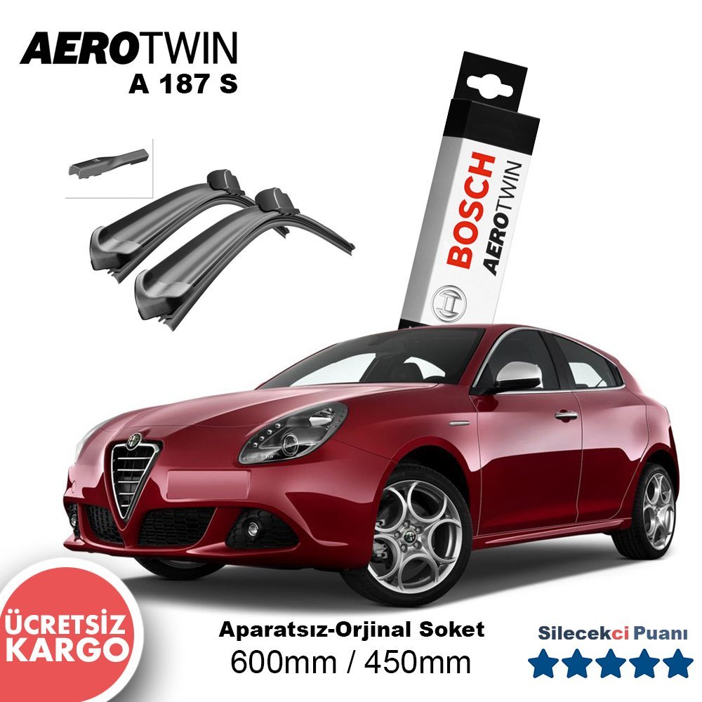 Alfa Romeo Giulietta Silecek Takımı (2010-2020) Bosch Aerotwin A187S