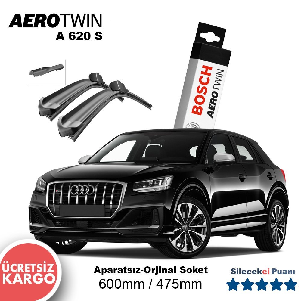 Audi Q2 Silecek Takımı (2016-2021) Bosch Aerotwin A620S