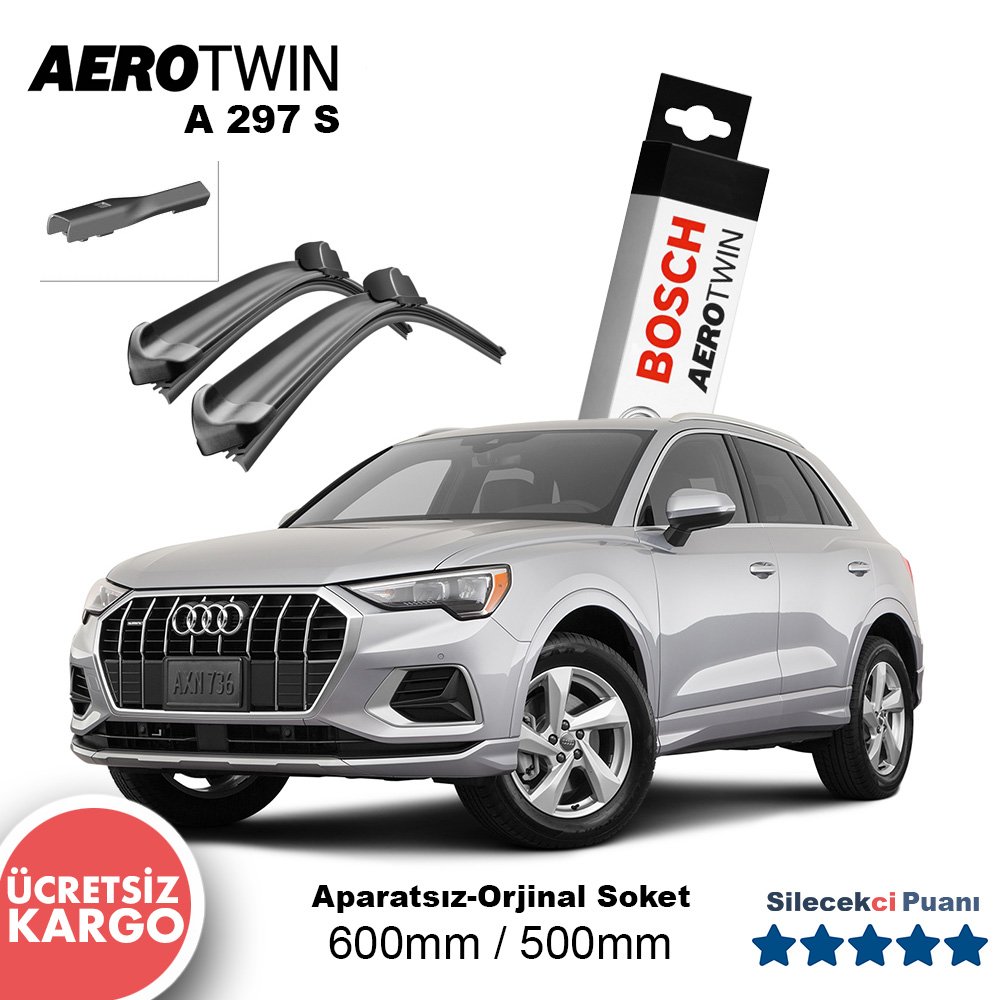 Audi Q3 Silecek Takımı (2018-2021) Bosch Aerotwin A297S