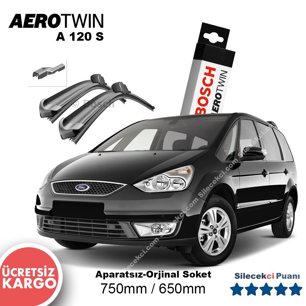 Ford Galaxy Silecek Takımı (2009-2014) Bosch Aerotwin A120S