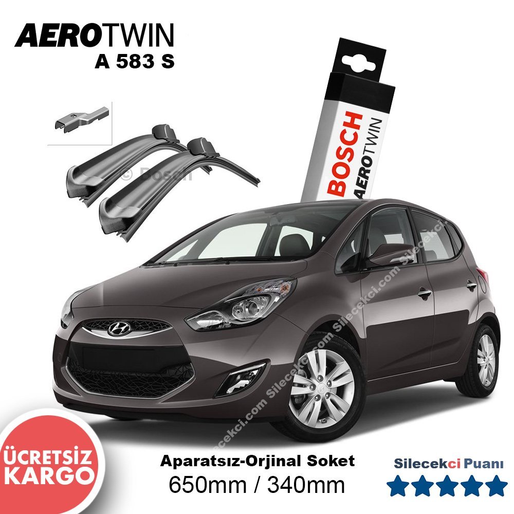 Hyundai iX20 Silecek Takımı (2011-2014) Bosch Aerotwin A583S