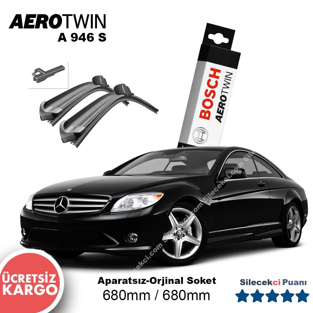 Mercedes CL Serisi Silecek (2007-2010) (W216) Bosch Aerotwin A946S