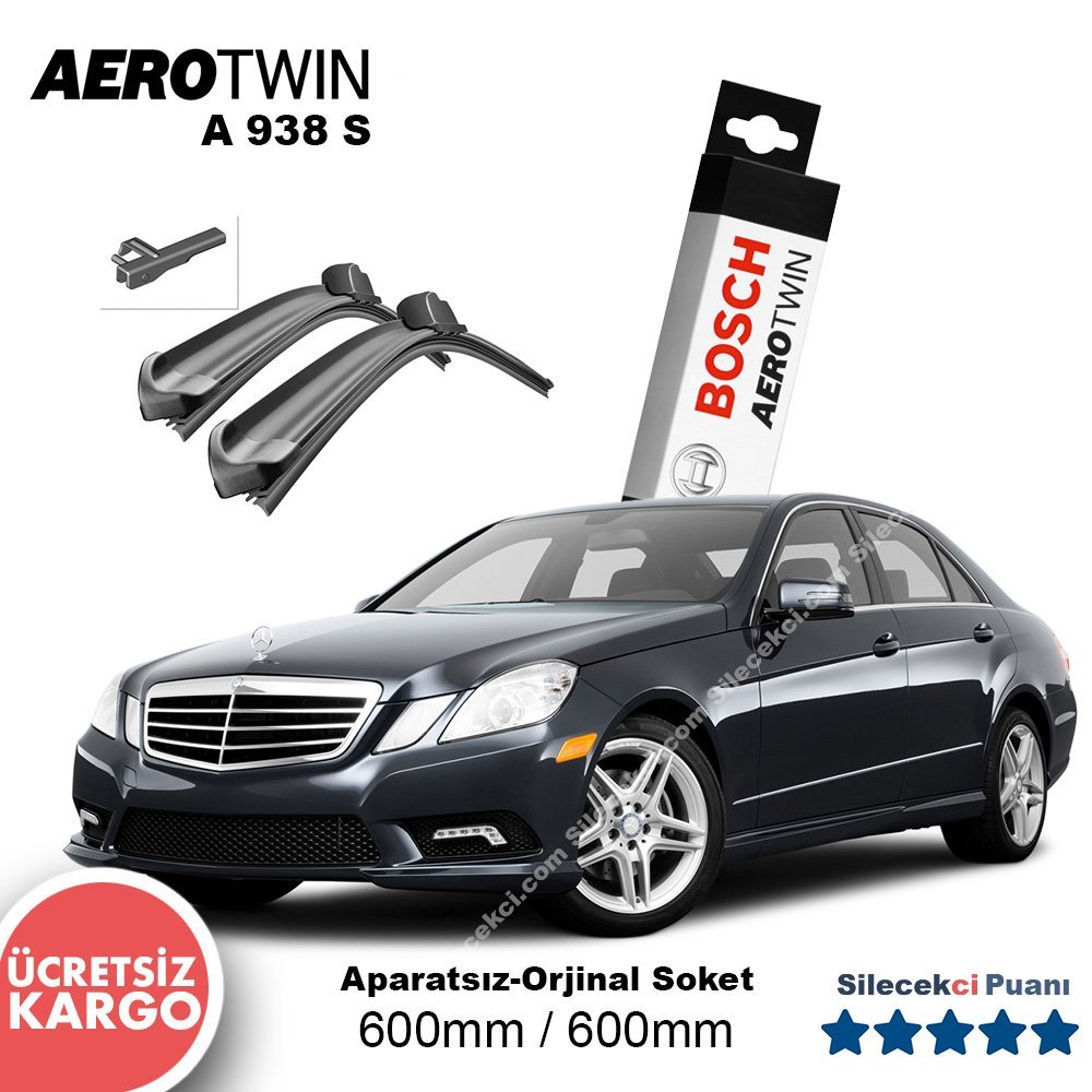 Mercedes E Silecek Seti (2009-2012) (W212) Bosch Aerotwin A938S