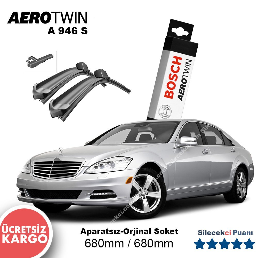 Mercedes S Serisi Silecek (2006-2013) (W221) Bosch Aerotwin A946S