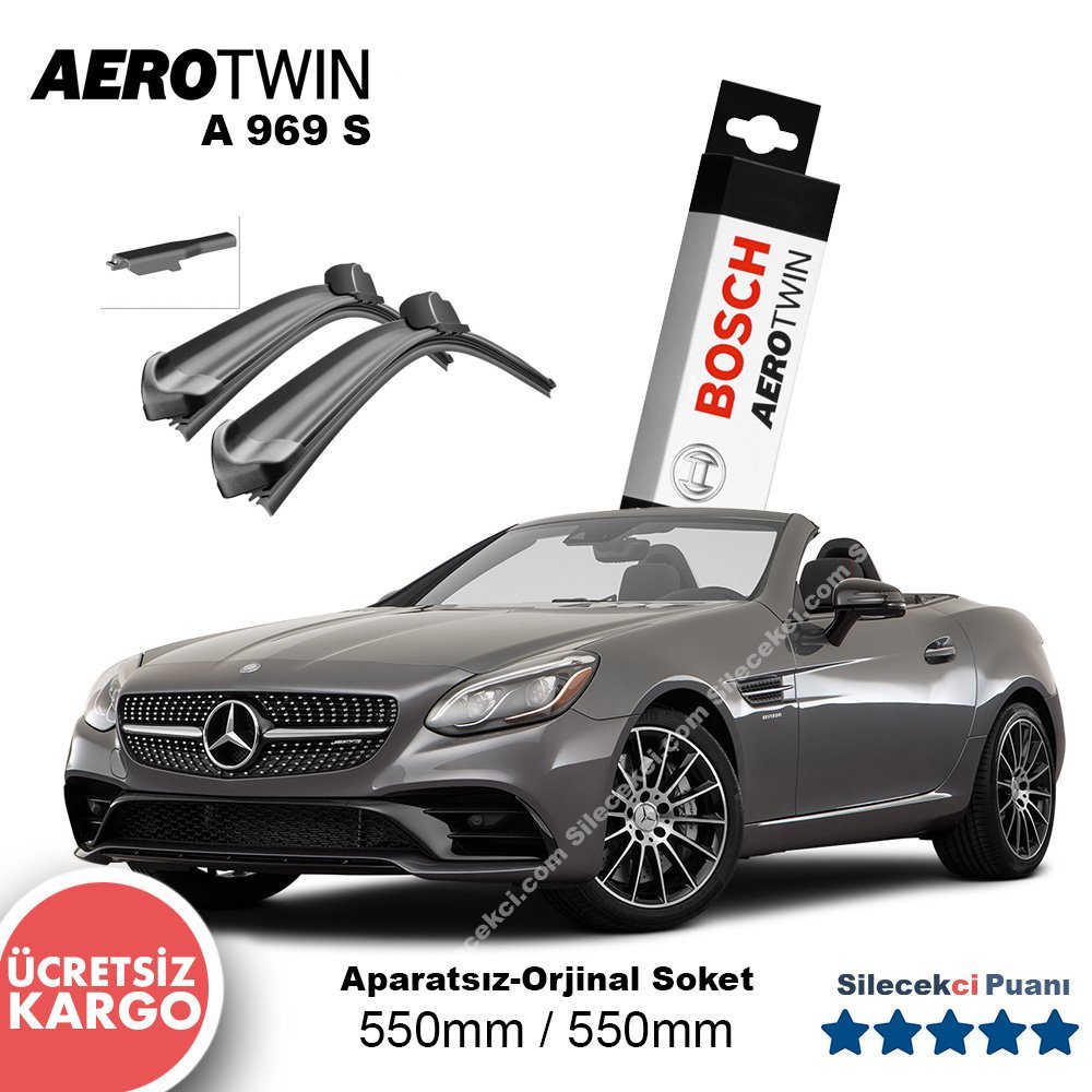 Mercedes SLC Silecek Takımı (2016-2018) Bosch Aerotwin A969S