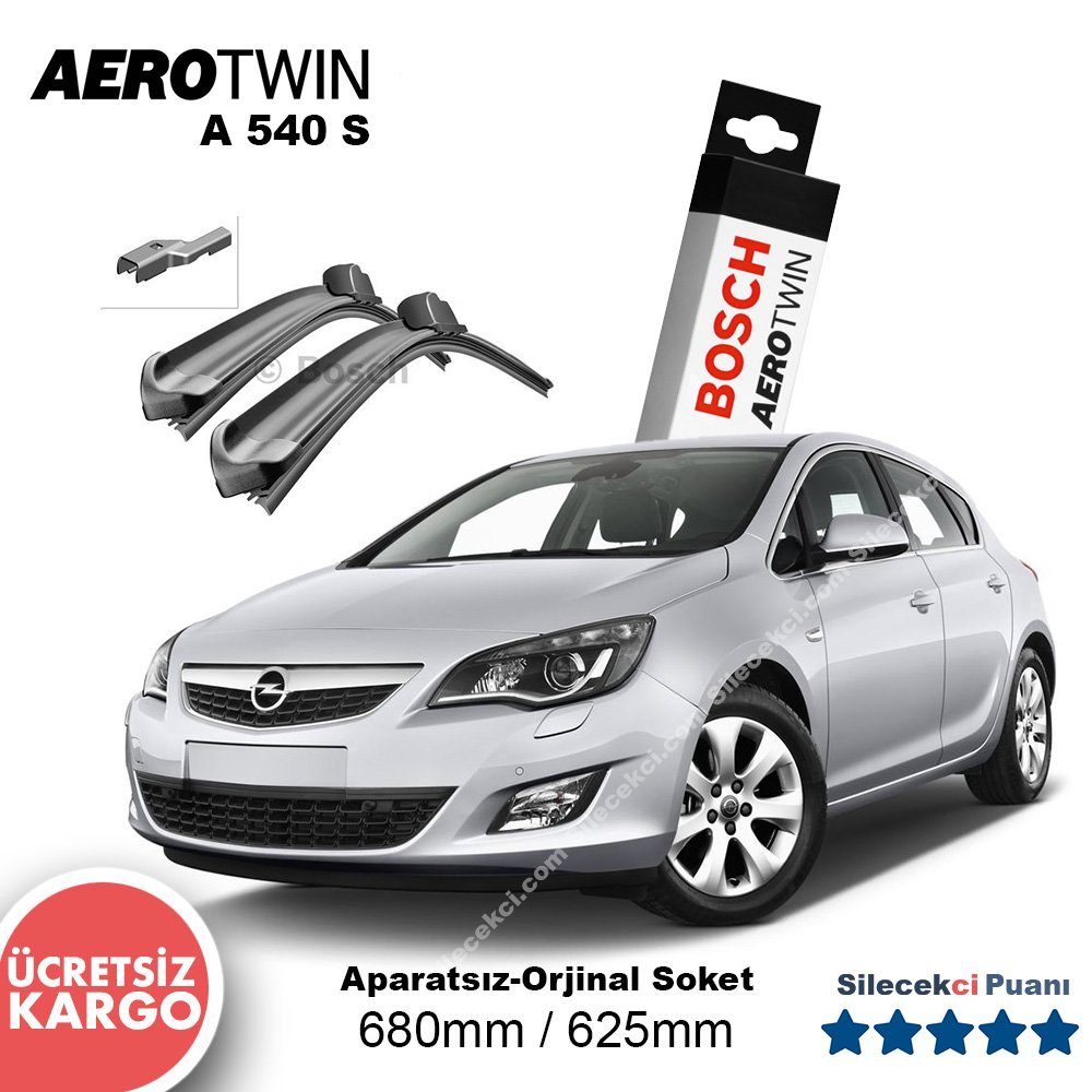 Opel Astra J Silecek (2009-2020) Bosch Aerotwin A540S