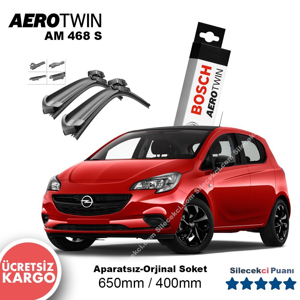 Opel Corsa E Silecek Takımı (2015-2020) Bosch Aerotwin AM468S