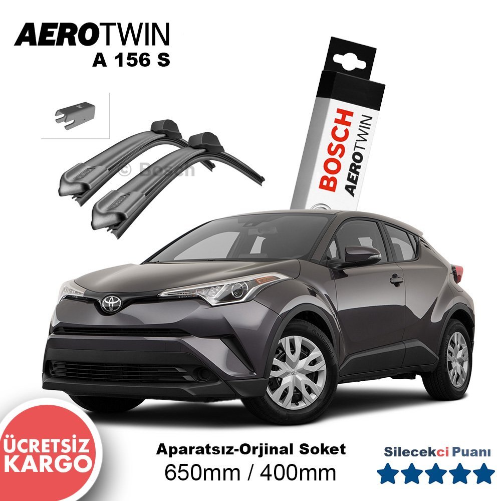 Toyota C-HR Silecek Takımı (2016-2021) Bosch Aerotwin A156S (CHR)