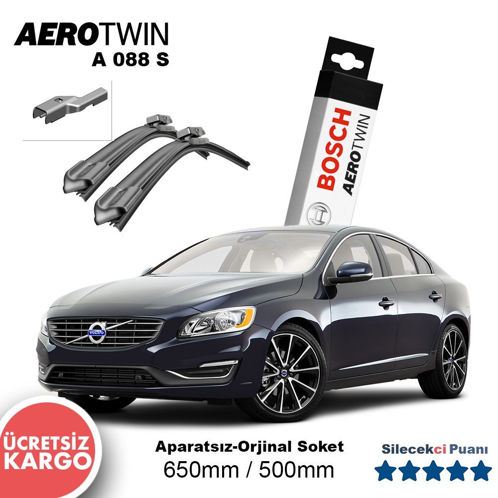 Volvo S60 Silecek Takımı (2014-2018) Bosch Aerotwin A088S