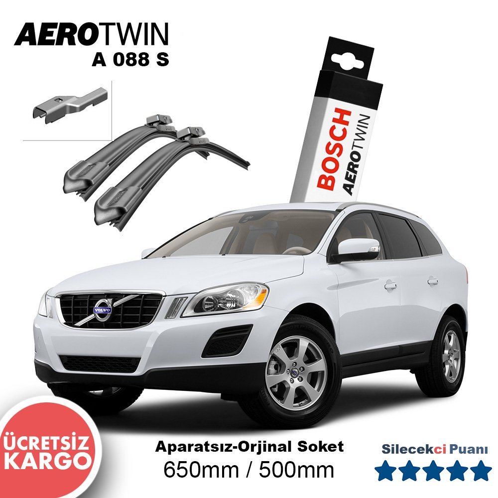 Volvo XC60 Silecek Takımı (2009-2017) Bosch Aerotwin A088S