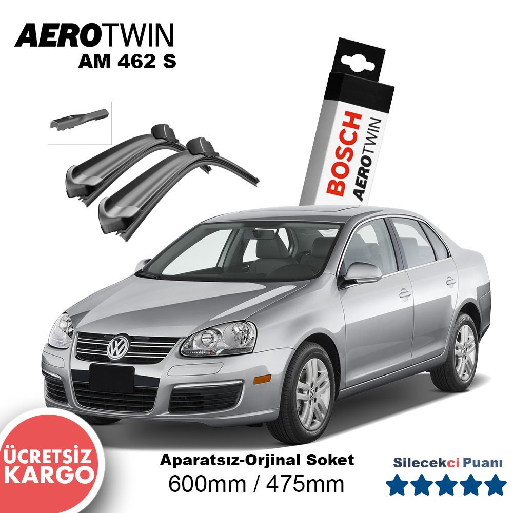 VW Jetta Silecek Takımı (2006-2011) Bosch Aerotwin AM462S