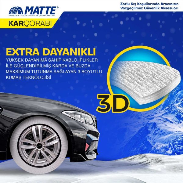 Matte Kar Çorabı - Superx Series Açıklamaları