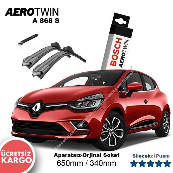 Renault Clio 4 Silecek Takımı (2012-2020) Bosch Aerotwin A868S