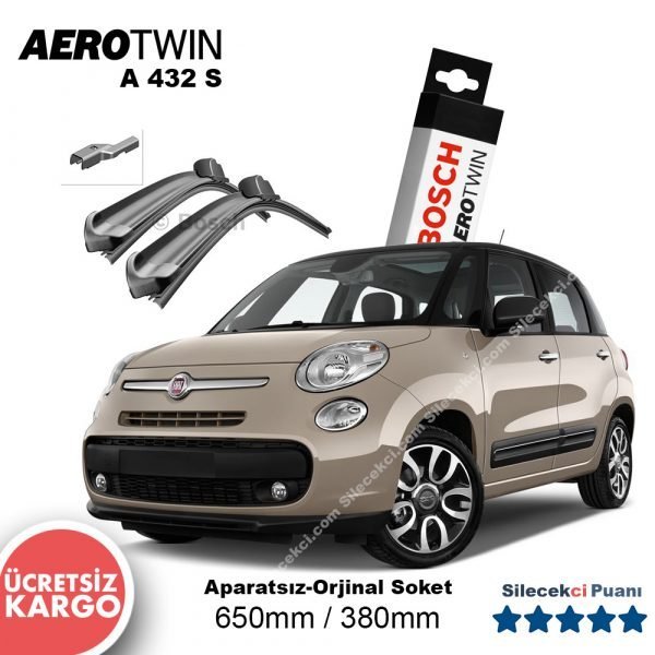 Fiat 500L Silecek Takımı (2013-2017) Bosch Aerotwin A432S