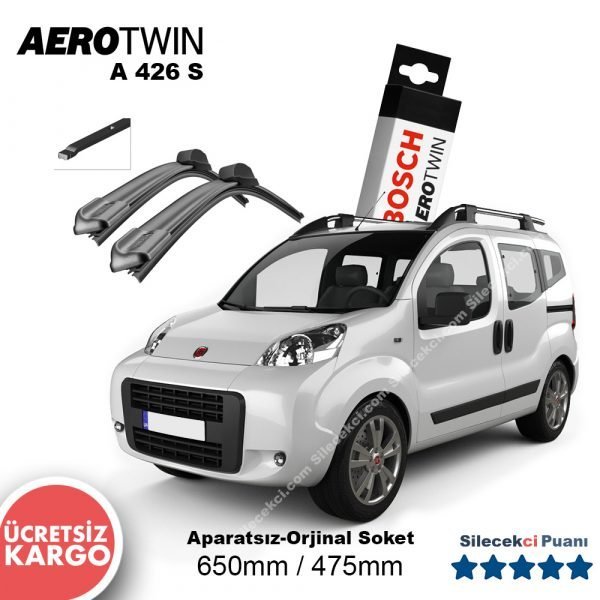 Fiat Fiorino Silecek Seti (2008-2021) Bosch Aerotwin A426S