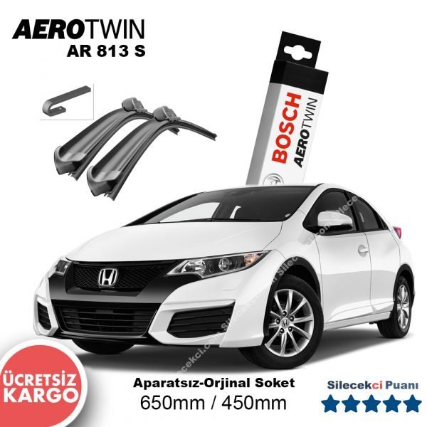 Honda Civic Hatchback Silecek (2012-2015) Bosch Aerotwin AR813S