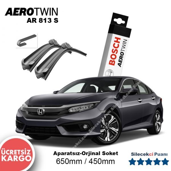 Honda Civic Silecek (2017-2021) (FC5) Bosch Aerotwin AR813S