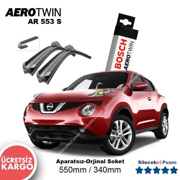 Nissan Juke Silecek Seti Bosch Aerotwin