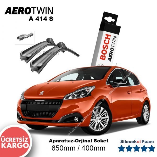 Peugeot 208 Silecek Takımı (2012-2019) Bosch Aerotwin A414S