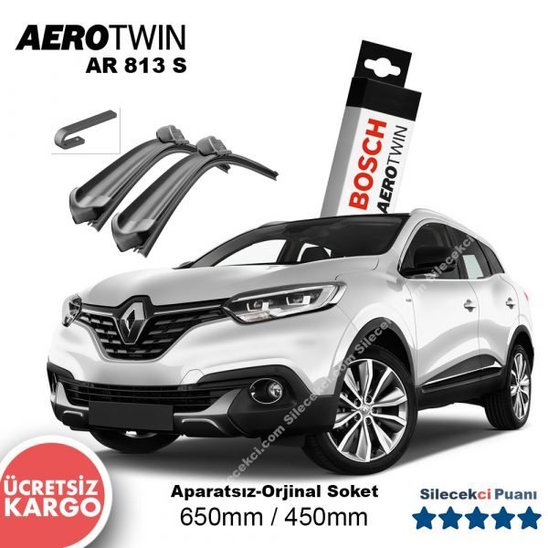 Renault Kadjar Silecek Takımı (2015-2022) Bosch Aerotwin AR813S