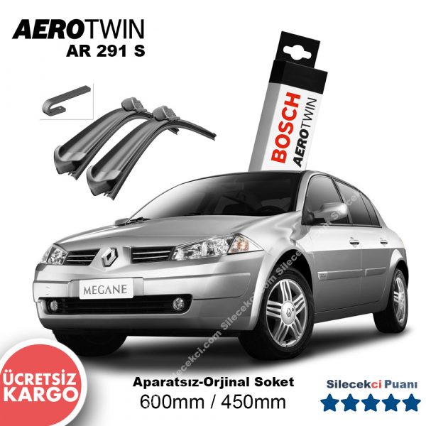 Renault Megane 2 Silecek (2003-2005) Bosch Aerotwin AR291S