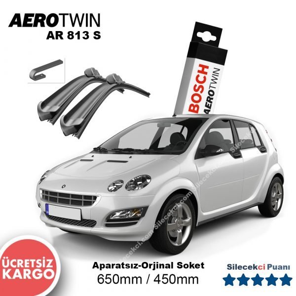 Smart Forfour Silecek Takımı (2004-2007) Bosch Aerotwin AR813S