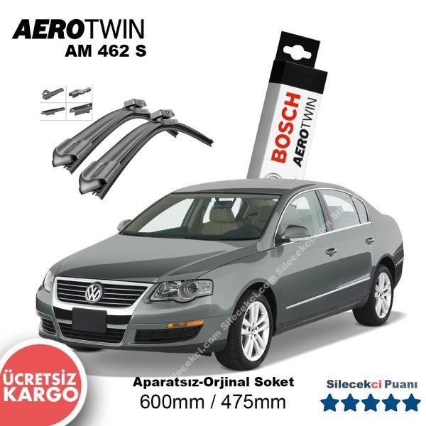 VW Passat Silecek Takımı (2006-2010) (B6) Bosch Aerotwin AM462S