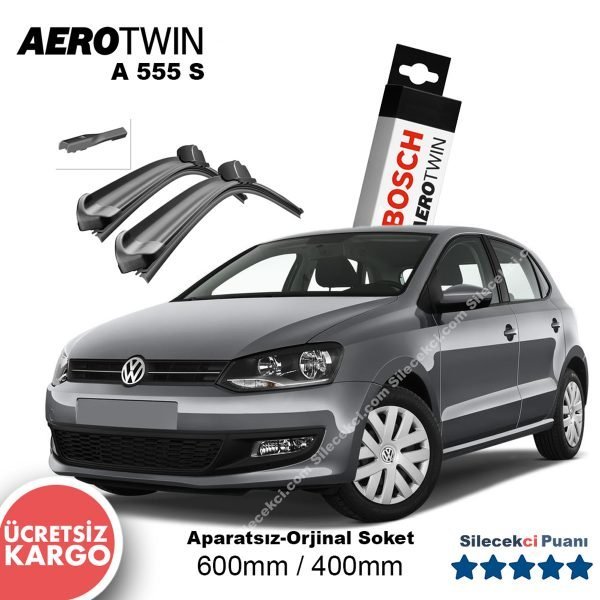 VW Polo Silecek Takımı (2009-2017) (6R1-6C1) Bosch Aerotwin A555S