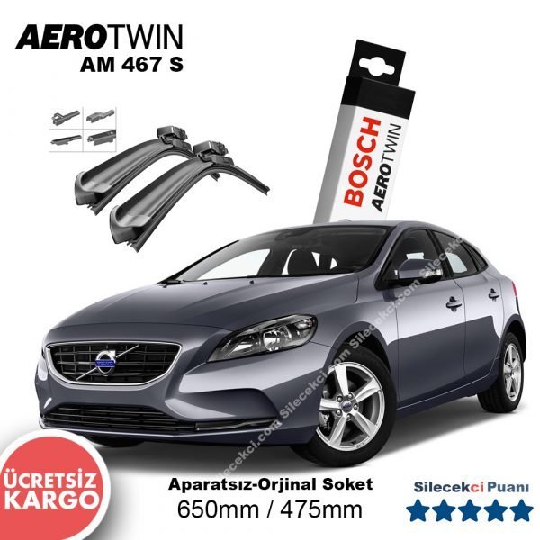 Volvo V40 Silecek Seti (2013-2019) Bosch Aerotwin AM467S