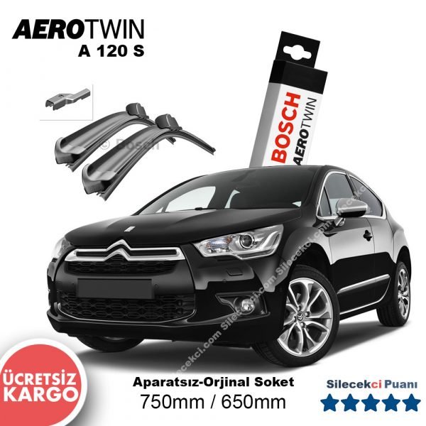 Citroen DS4 Silecek Takımı (2011-2015) Bosch Aerotwin A120S