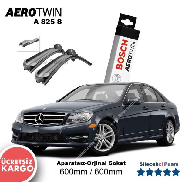 Mercedes C Silecek Seti (2013-2014) (W204) Bosch Aerotwin A825S