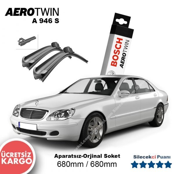 Mercedes S Serisi Silecek (2000-2005) (W220) Bosch Aerotwin A946S